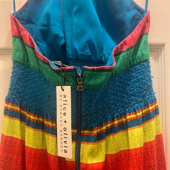 Alice + Olivia Lyndon Cabo Print Maxi Dress NWT - Picture 4 of 6